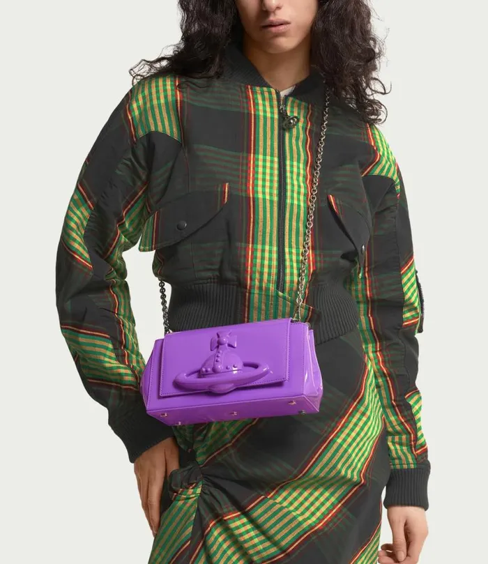 Handbags Women Vivienne Westwood Hazel Medium Handbag In Purple