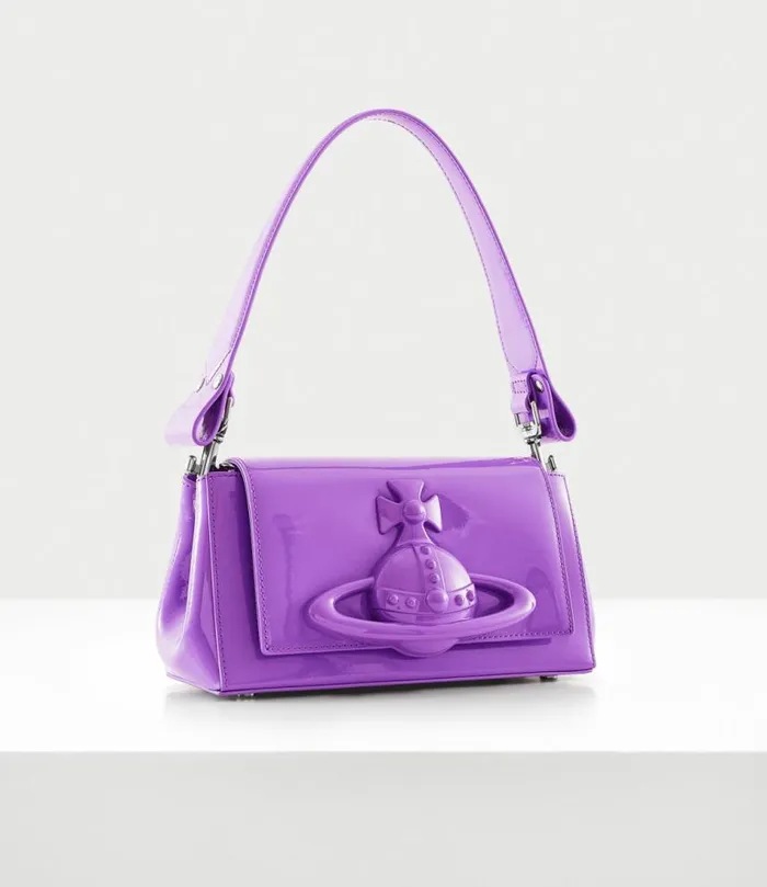Handbags Women Vivienne Westwood Hazel Medium Handbag In Purple