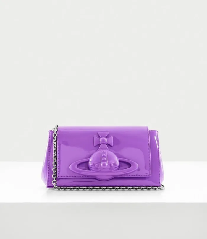 Handbags Women Vivienne Westwood Hazel Medium Handbag In Purple