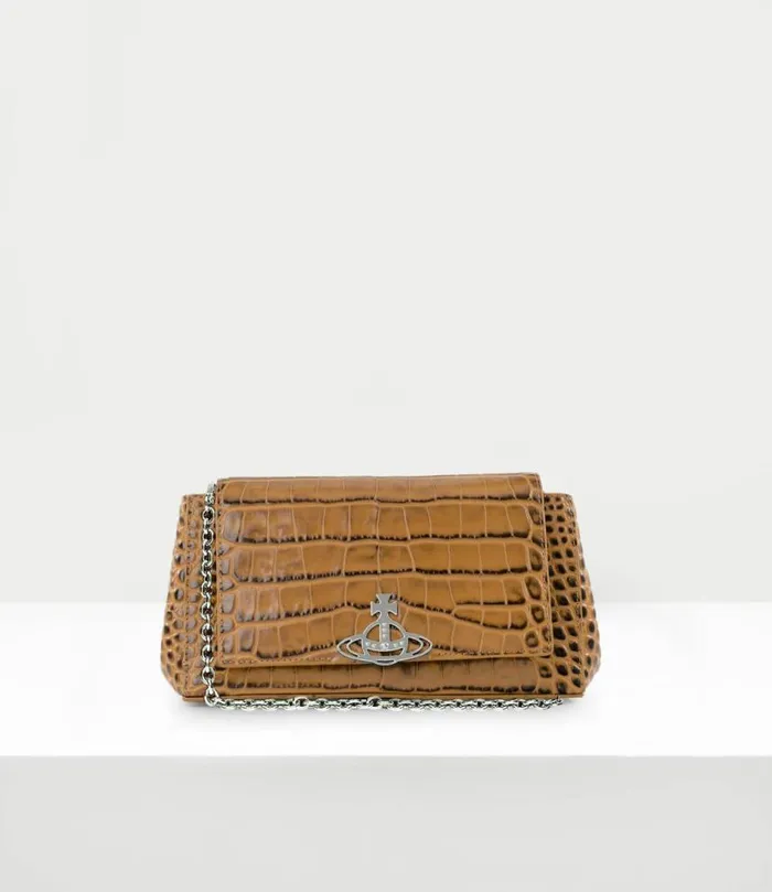 Handbags Women Vivienne Westwood Hazel Medium Handbag In Tan