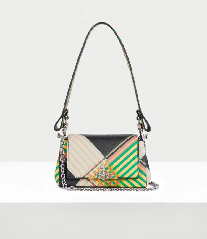 Handbags Women Vivienne Westwood Hazel Small Handbag In CombatTartan