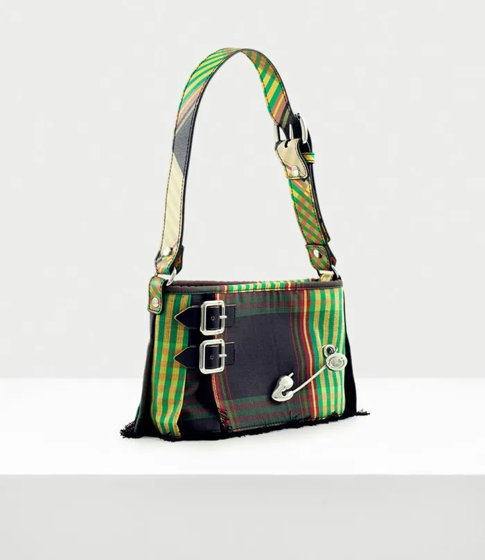 Handbags Women Vivienne Westwood Heather Shoulder Bag In CombatTartan