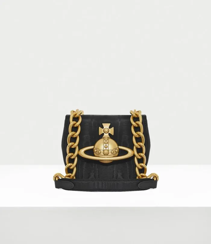Handbags Women Vivienne Westwood Jodie Saddle Crossbody In Black