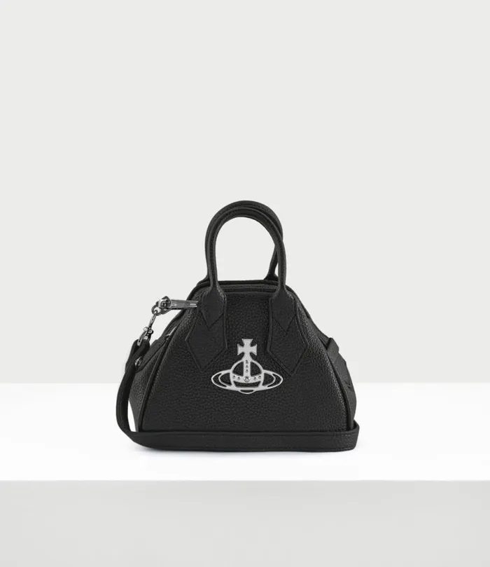 Handbags Women Vivienne Westwood Mini Yasmine Bag In Black