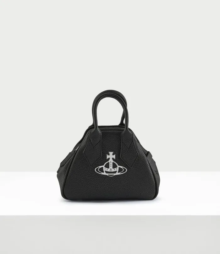 Handbags Women Vivienne Westwood Mini Yasmine Bag In Black