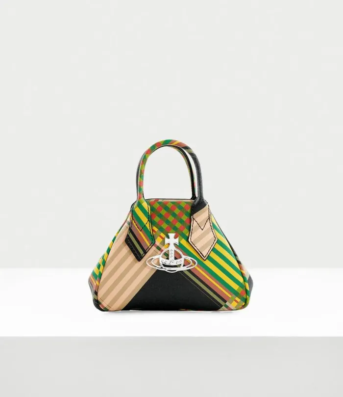 Handbags Women Vivienne Westwood Mini Yasmine Bag In CombatTartan