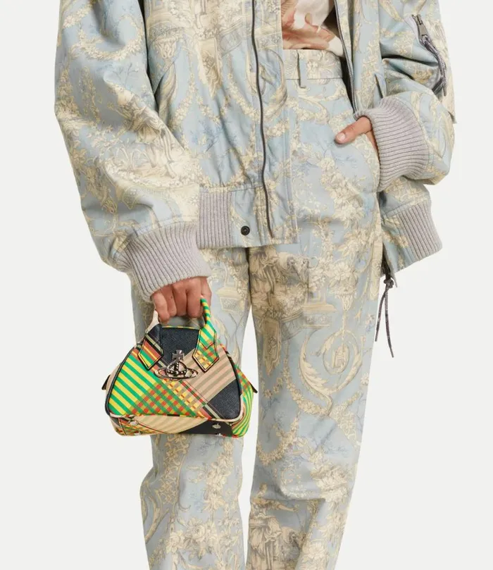 Handbags Women Vivienne Westwood Mini Yasmine Bag In CombatTartan