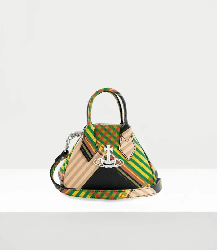 Handbags Women Vivienne Westwood Mini Yasmine Bag In CombatTartan