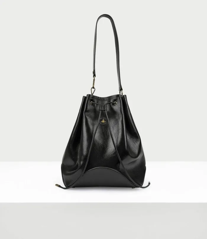 Handbags Women Vivienne Westwood Ruby Bucket Bag In Black