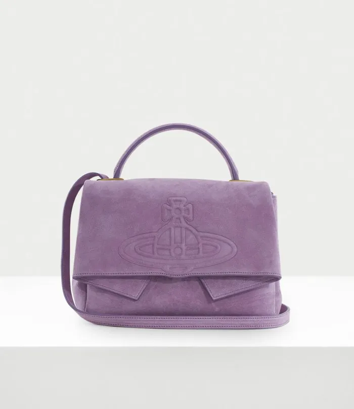 Handbags Women Vivienne Westwood Sibyl Shoulder Bag In Lilac