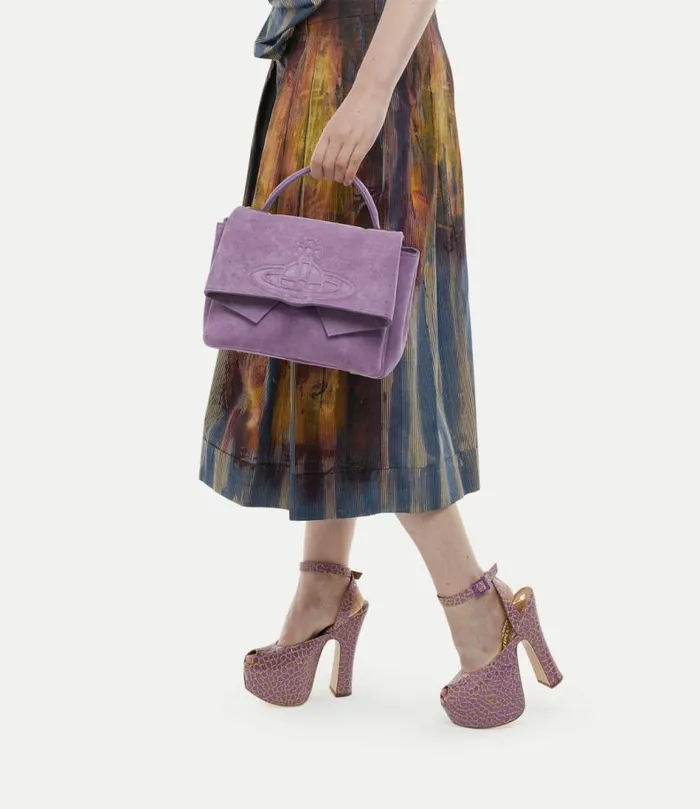 Handbags Women Vivienne Westwood Sibyl Shoulder Bag In Lilac