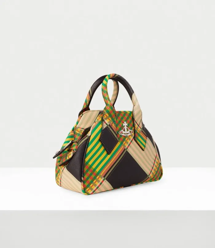 Handbags Women Vivienne Westwood Small Yasmine Handbag In CombatTartan