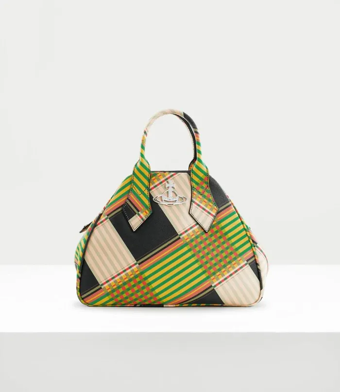 Handbags Women Vivienne Westwood Yasmine Medium Handbag In CombatTartan