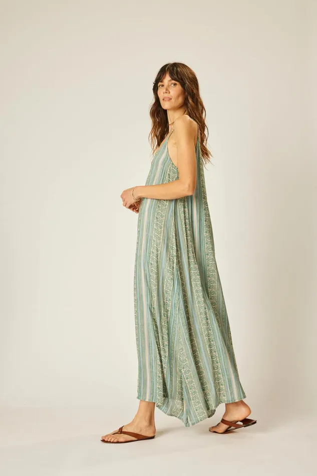 Heather Maxi Paisley Stripe Pool Women Natalie Martin Dresses
