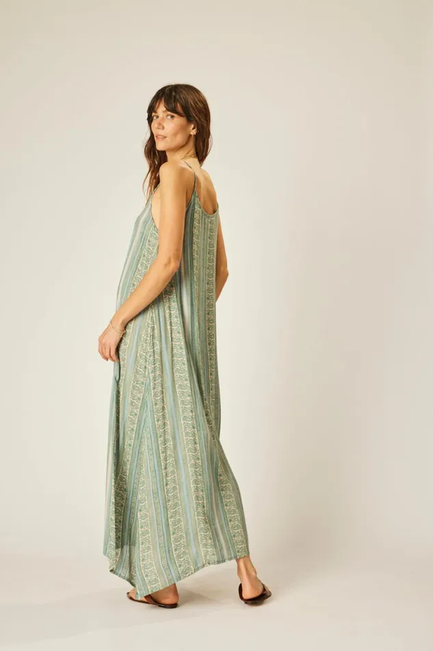 Heather Maxi Paisley Stripe Pool Women Natalie Martin Dresses