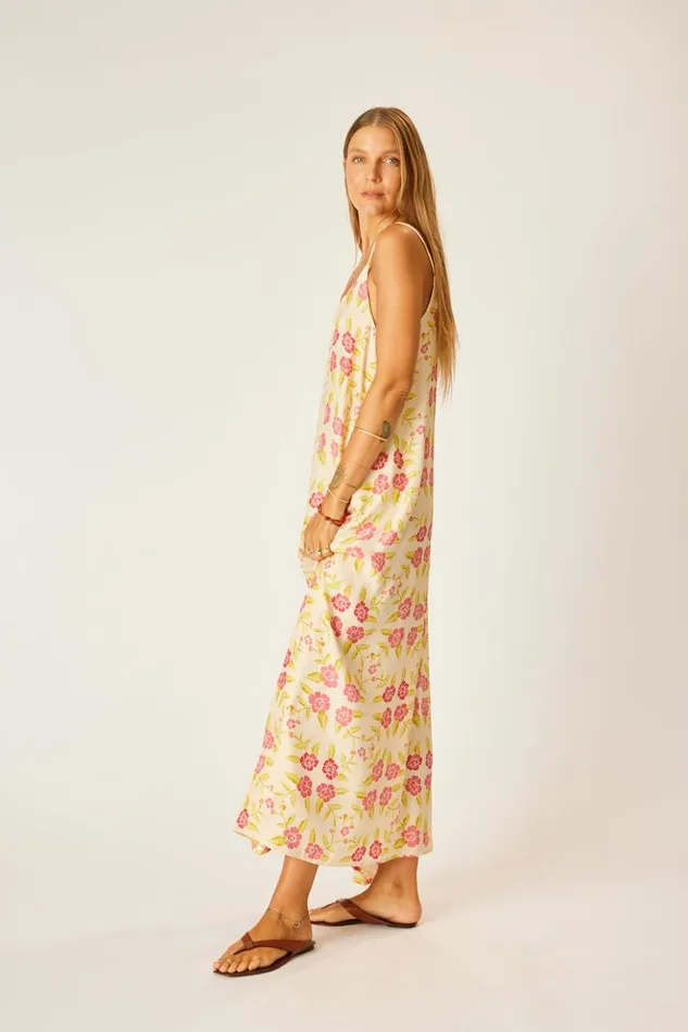 Heather Maxi Prairie Dusty Crimson Women Natalie Martin Dresses