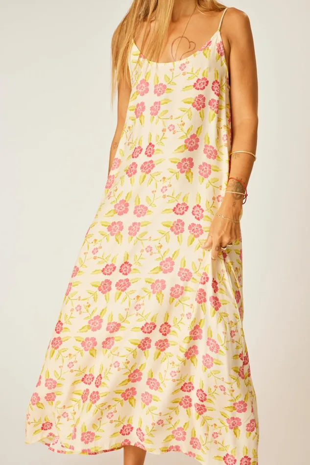 Heather Maxi Prairie Dusty Crimson Women Natalie Martin Dresses