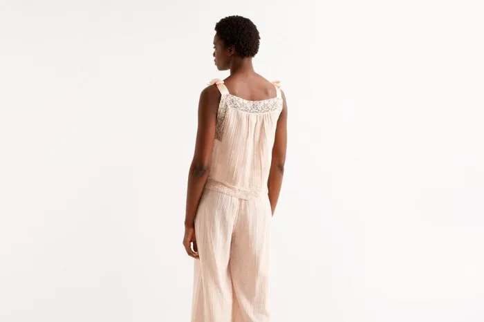 Homewear Womens Eres Bambou Tank Top Calcaire
