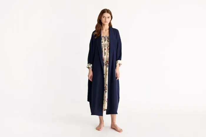 Homewear Womens Eres Bouquet Kimono Imprime Herbier