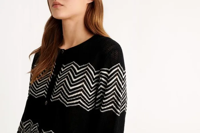 Homewear Womens Eres Club Cardigan Noirivoire