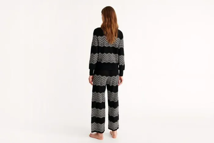 Homewear Womens Eres Club Cardigan Noirivoire