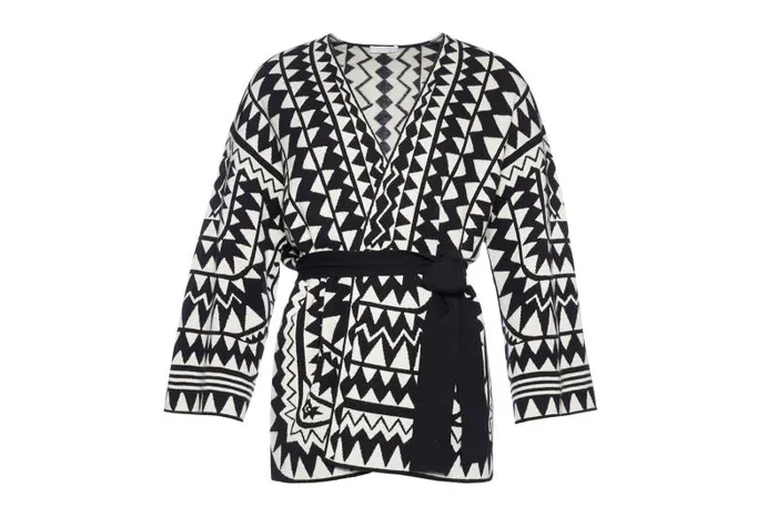 Homewear Womens Eres Constellation Kimono Noirivoire