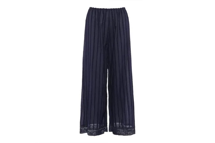 Homewear Womens Eres Coton Large Trousers Ciel De Nuit