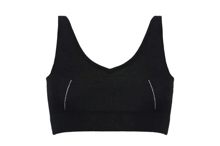 Homewear Womens Eres Divine Crop Top Bra Noir