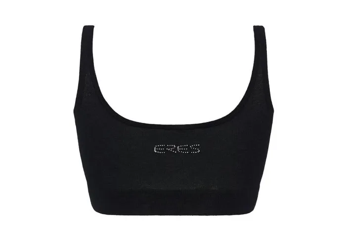 Homewear Womens Eres Divine Crop Top Bra Noir