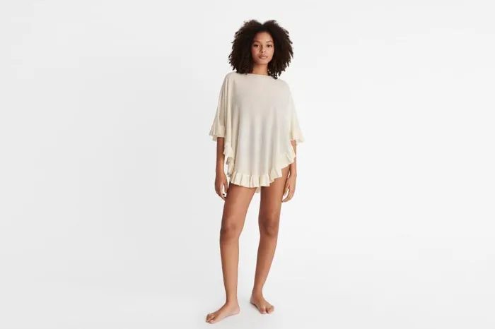 Homewear Womens Eres Edgar Poncho Ivoire 24e