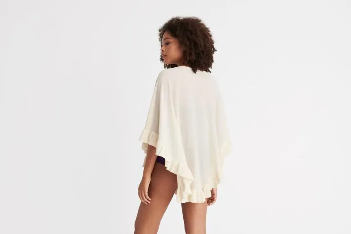Homewear Womens Eres Edgar Poncho Ivoire 24e