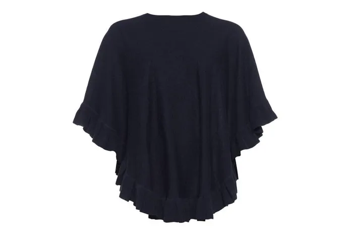 Homewear Womens Eres Edgar Poncho Nuit Noire