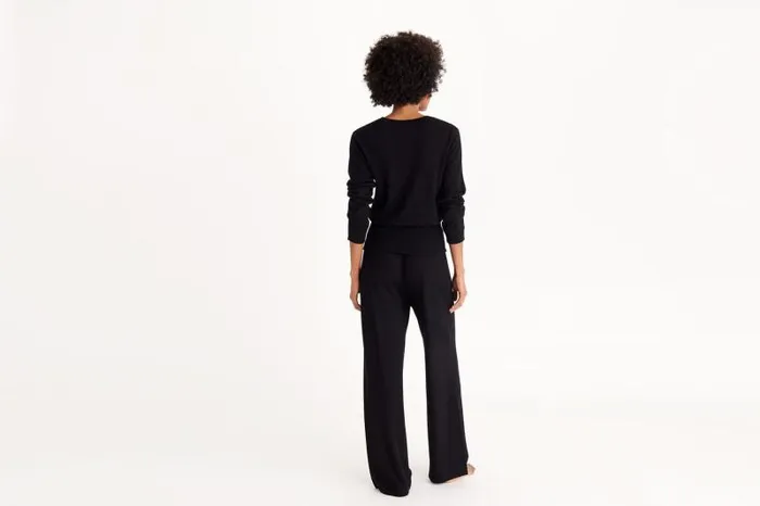 Homewear Womens Eres Feuilleton Large Trousers Noir