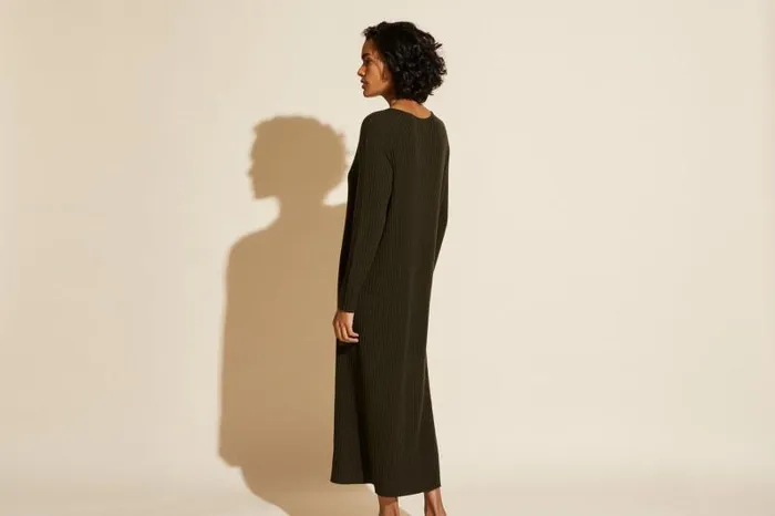 Homewear Womens Eres Flirt Long Dress Mousse H22