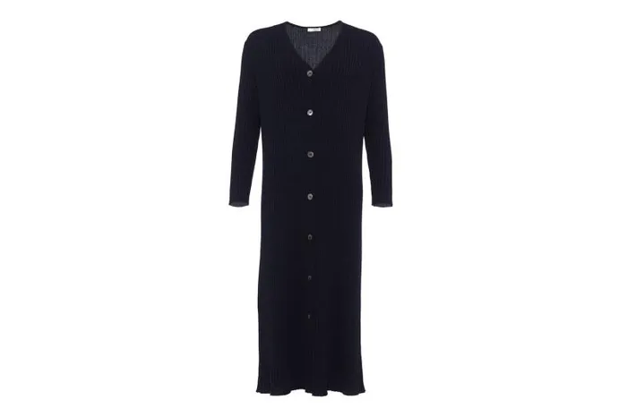 Homewear Womens Eres Flirt Long Dress Nuit Noire