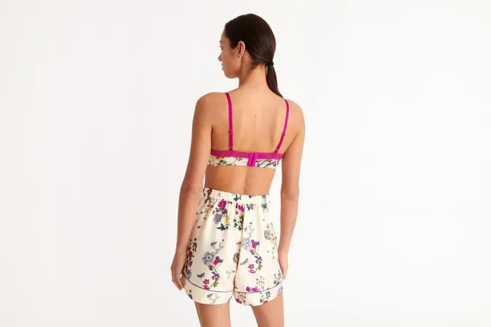 Homewear Womens Eres Ginkgo Shorts Imprime Herbier