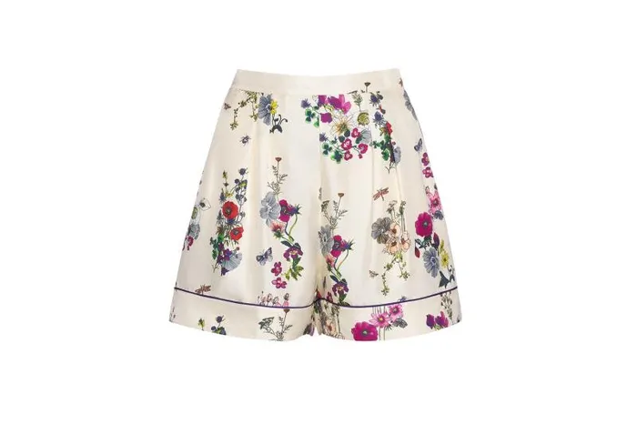Homewear Womens Eres Ginkgo Shorts Imprime Herbier