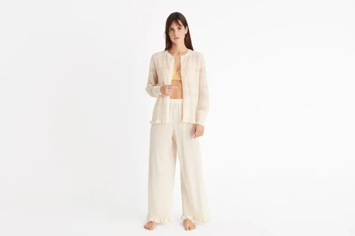Homewear Womens Eres Josette Cardigan Ivoire 24e