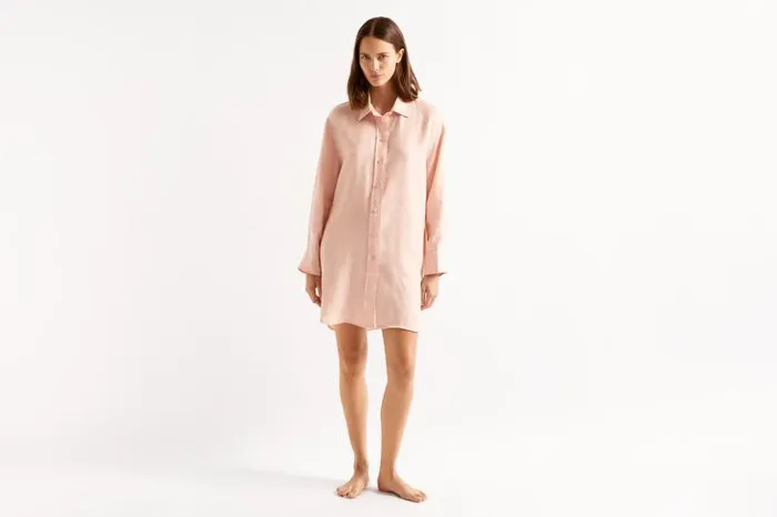 Homewear Womens Eres Mignonette Shirt Poudre De Riz