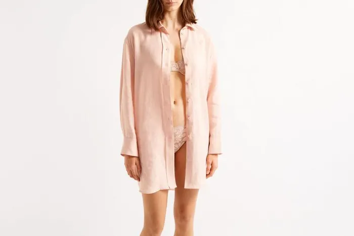 Homewear Womens Eres Mignonette Shirt Poudre De Riz