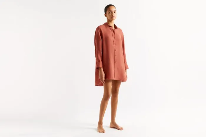 Homewear Womens Eres Mignonette Shirt Poudre De Soleil