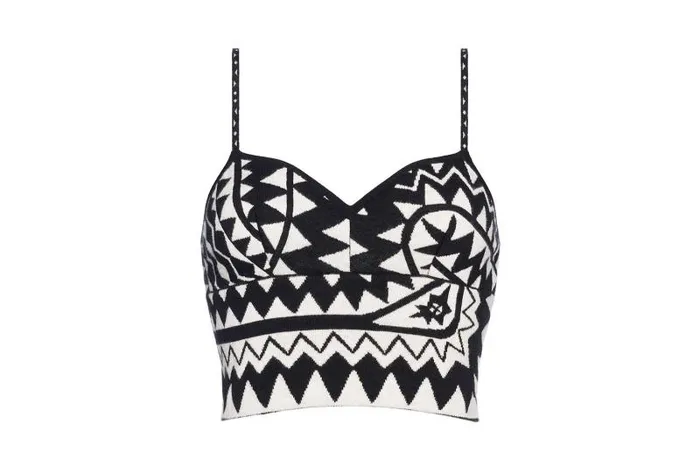 Homewear Womens Eres Minnesota Crop Top Noirivoire