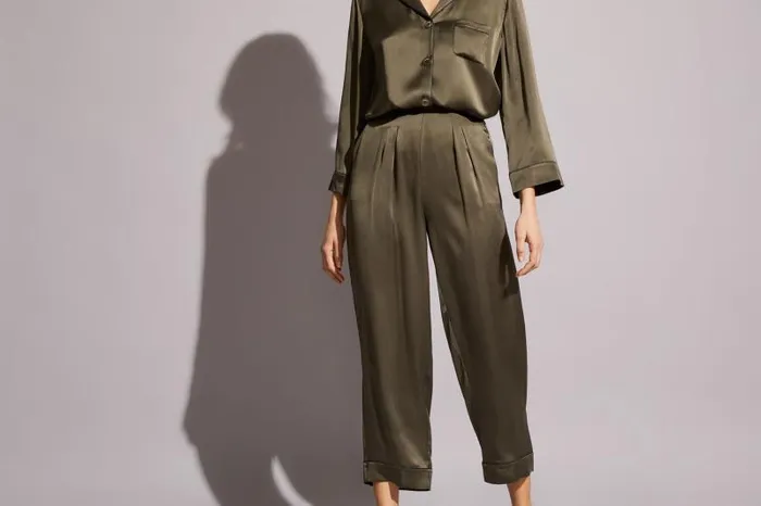 Homewear Womens Eres Mondain Trousers Olivesoir De Lune