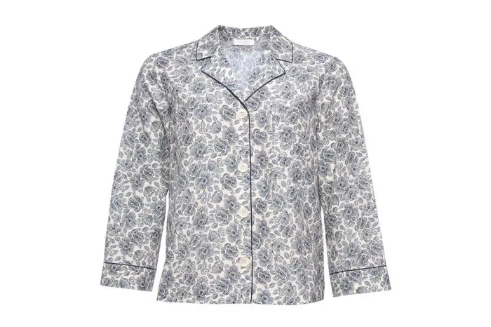 Homewear Womens Eres Monogramme Shirt Imprime Coquelicot