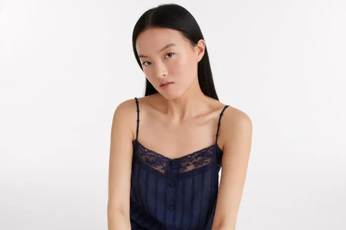 Homewear Womens Eres Pastel Playsuit Ciel De Nuit