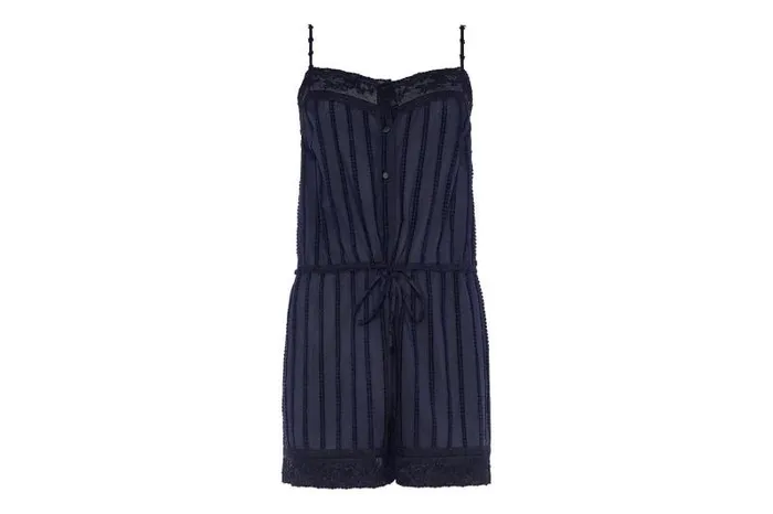 Homewear Womens Eres Pastel Playsuit Ciel De Nuit