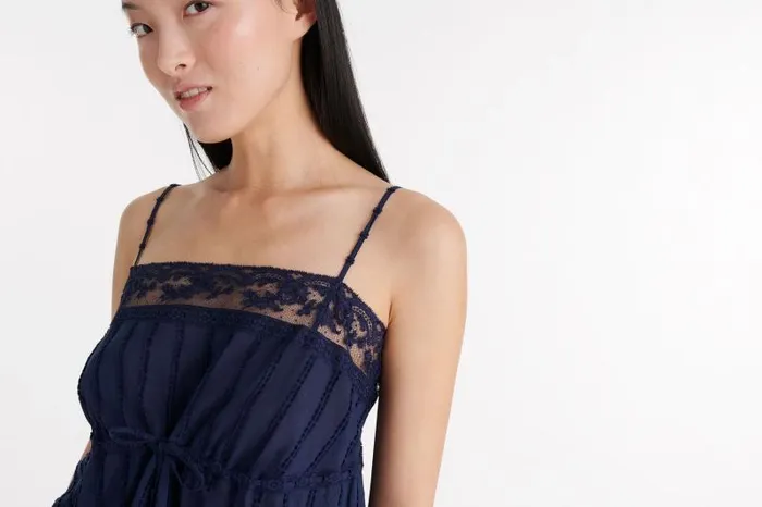 Homewear Womens Eres Porcelaine Camisole Ciel De Nuit