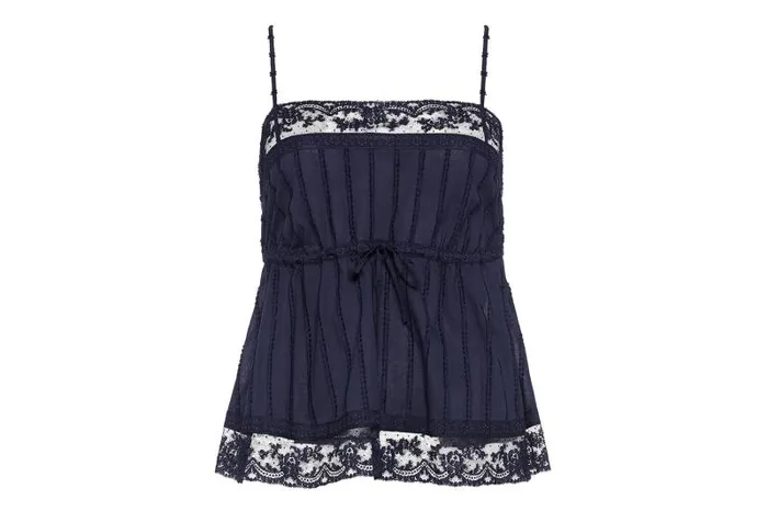 Homewear Womens Eres Porcelaine Camisole Ciel De Nuit