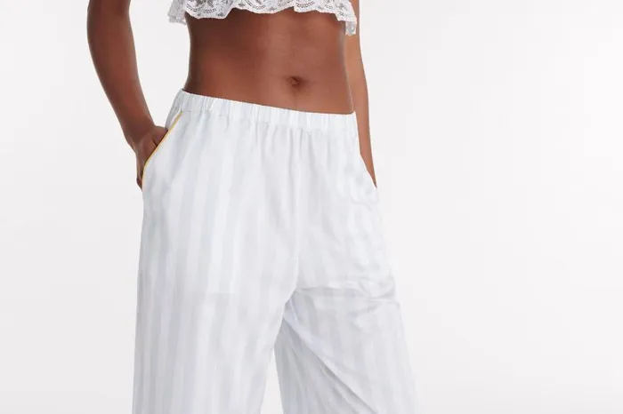 Homewear Womens Eres Repos Trousers Bleublanc