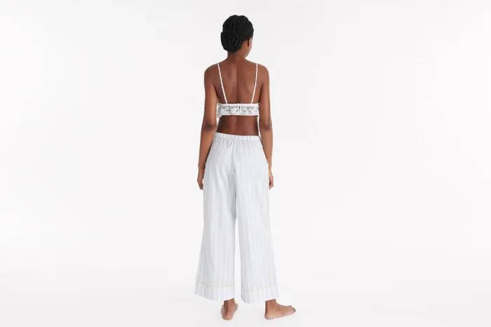 Homewear Womens Eres Repos Trousers Bleublanc
